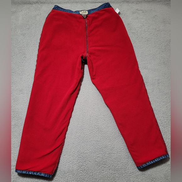 L.L. Bean Original Fit Relaxed Flannel Lined Jeans Size 16 - Picture 4 of 11